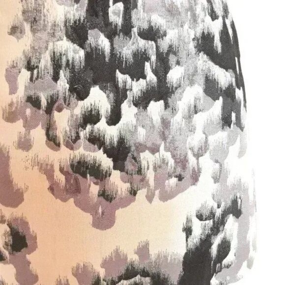 Girl's H&m brocade skirt black grey cream abstract - Picture 2 of 7